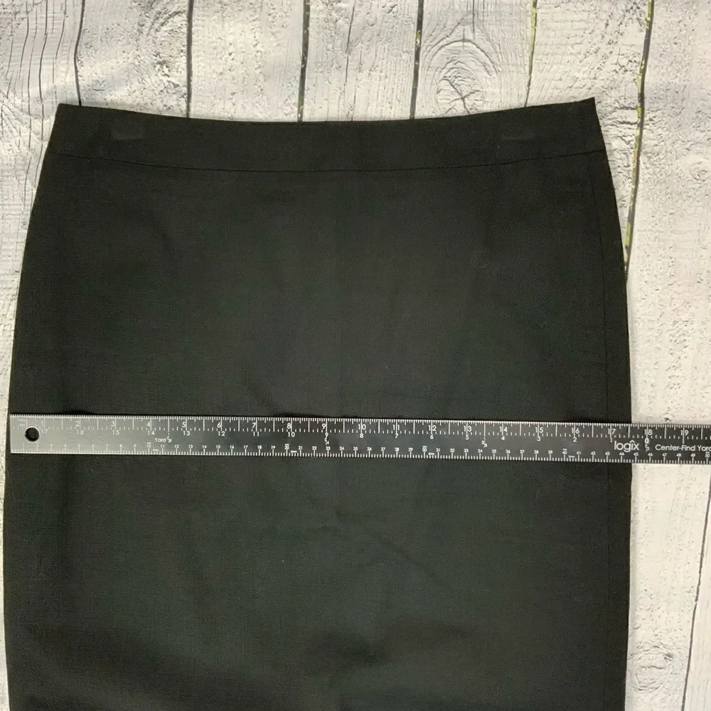 ANN TAYLOR Black Pencil Skirt